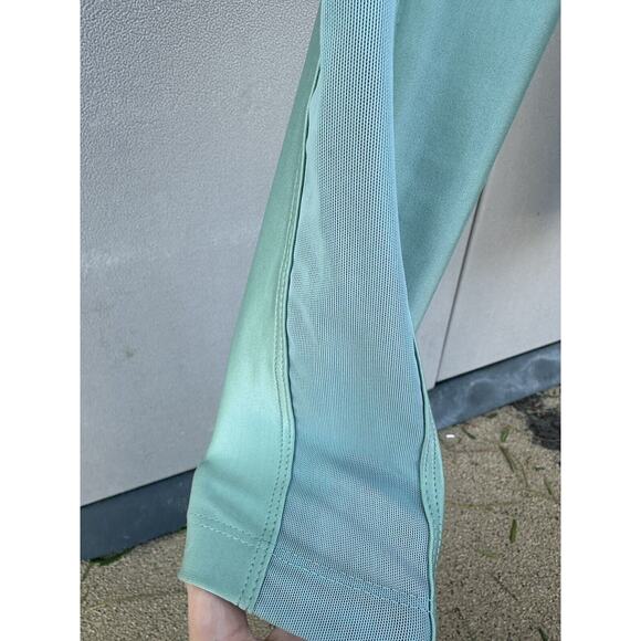 KORAL Emblem Lustrous High Rise Perforated w/ mesh Inserts Leggings Sage Green S - Picture 9 of 12